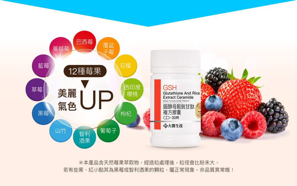 神秘的配方獨家12種莓果多酚